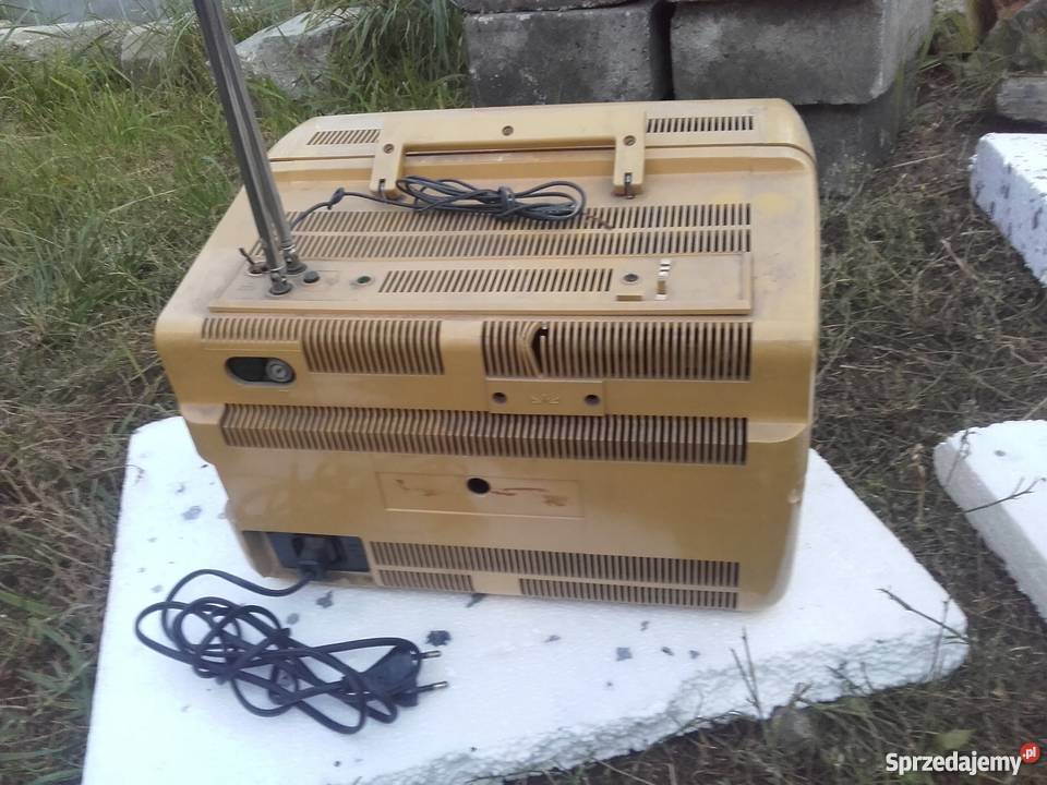 Stary kineskopowy telewizor Elektonika C 431 i C Włocławek