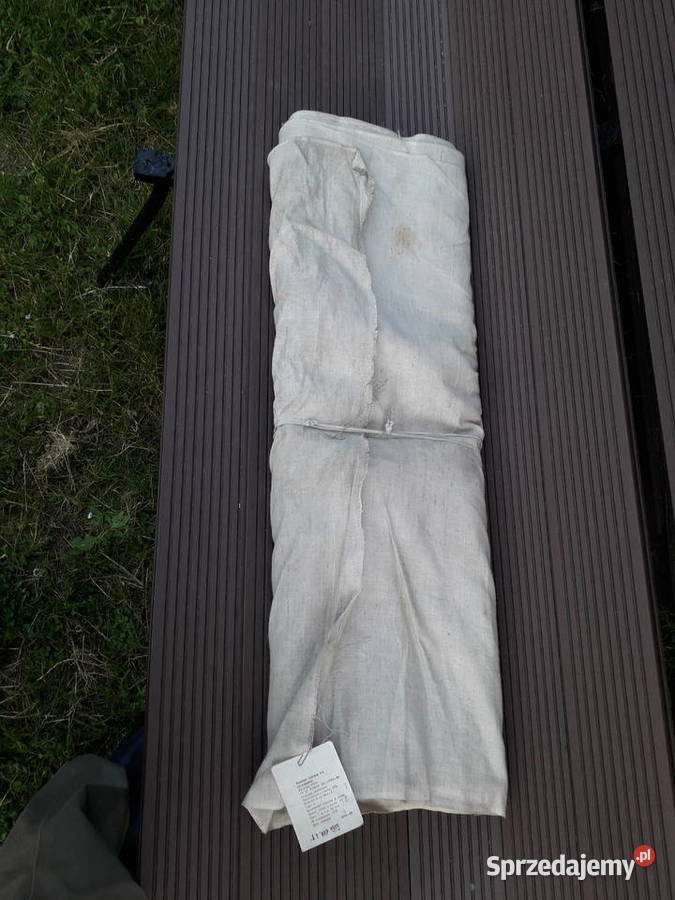 Kupon materiał lniany malarstwohaft krawiectwo i Warszawa sprzedam