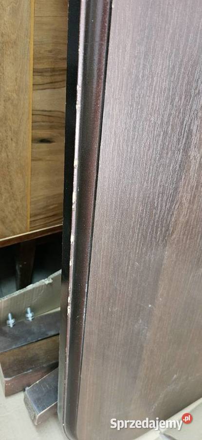 Stół owalny duży ciemny orzech Pruszków