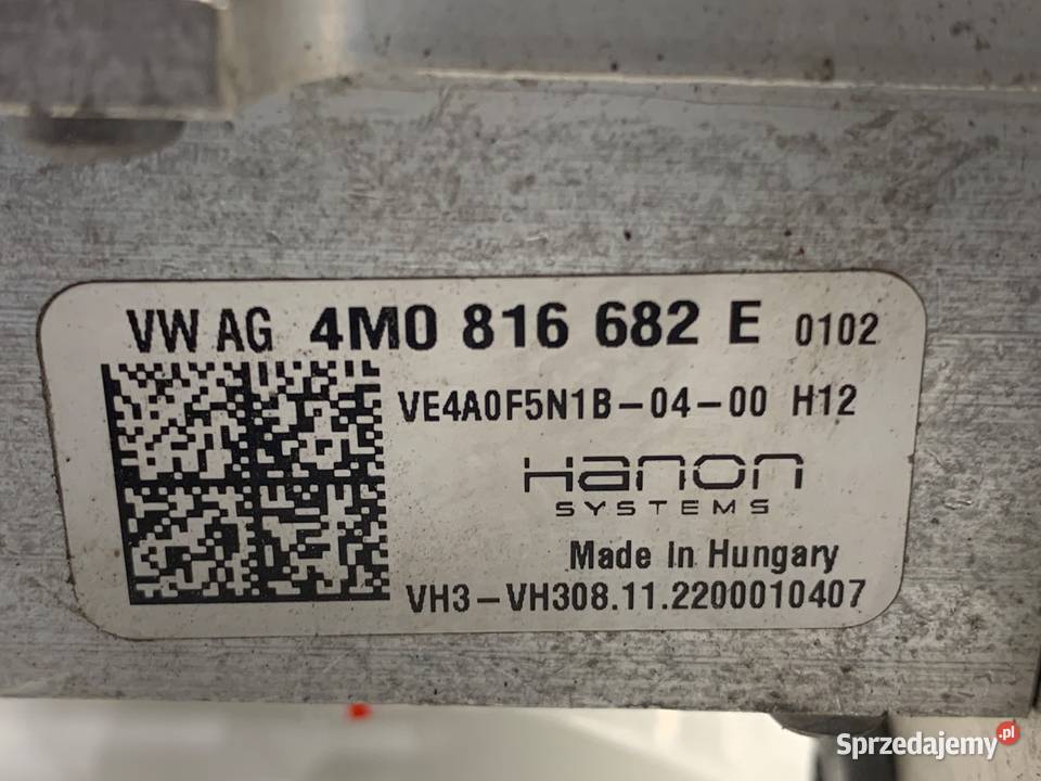 ŁĄCZNIK RURKA KLIMATYZACJI AUDI A7 C8 4M0816682E