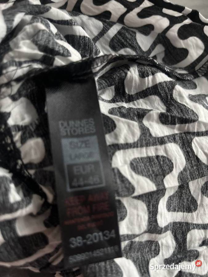 Dunnes stores sukienka modny wzór luźny fason Rozkloszowana  Choszczno