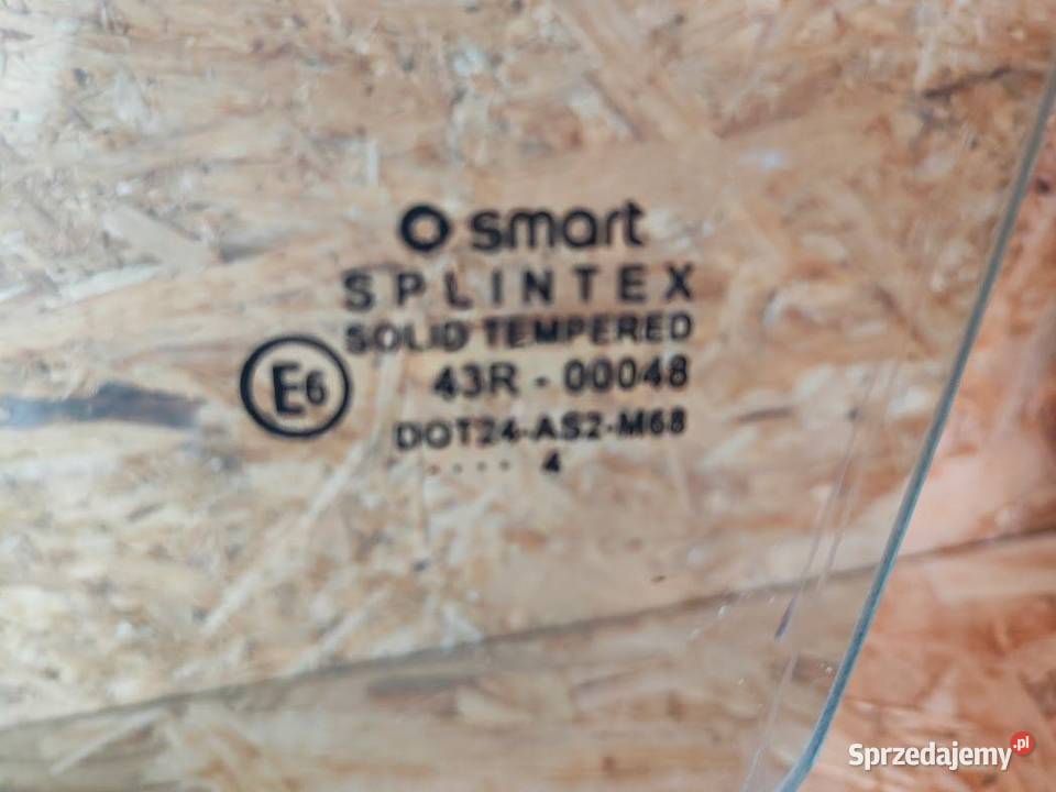 Szyba Drzwi Smart 454 Forfour Lewy Przód Pleszew