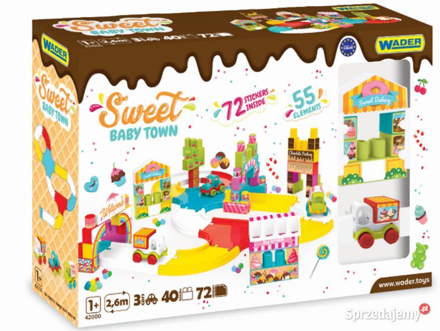 Wader trasa z klockami i zestawem autek Kid Cars Bielsk Podlaski