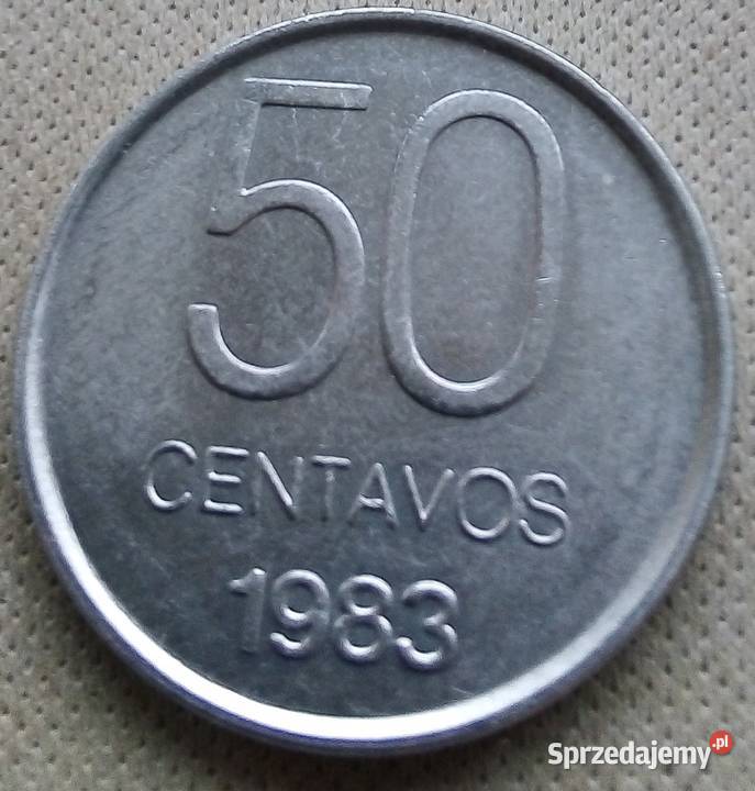 ARGENTYNA50 CENTAVOS1983 r RZADKA Legionowo