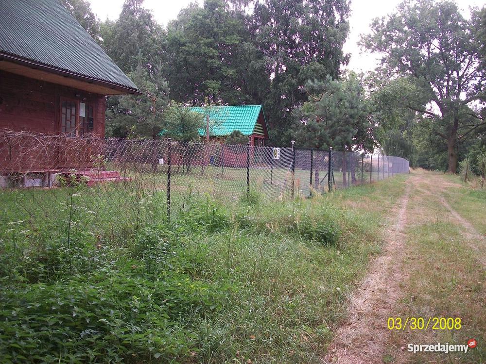 działka rekreacyjna rzeką Wkrą 1800 m2 woda Prusocin