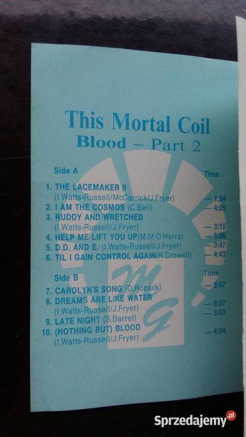 Kaseta magnetofonowa This Mortal Coil Blood part kaseta