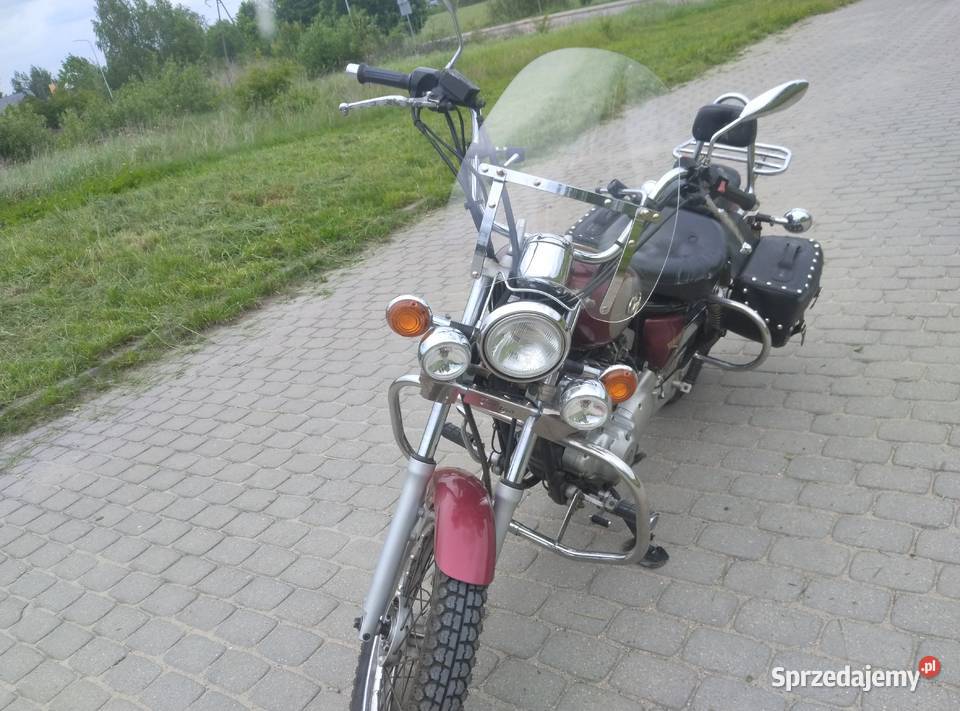 Sprzedam Motocykl Yamaha Virago 250 przebieg 18 warmińsko-mazurskie Barczewo
