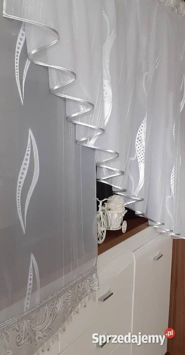 Firana panel z koralami Wyposażenie wnętrz Mława sprzedam