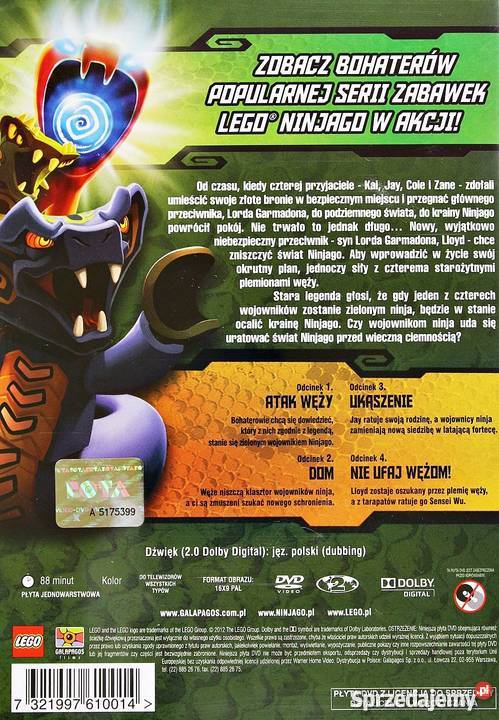 LEGO NINJAGO WĘŻY CZĘŚCI 1 6 z MINI ZESTAWEM Kalisz