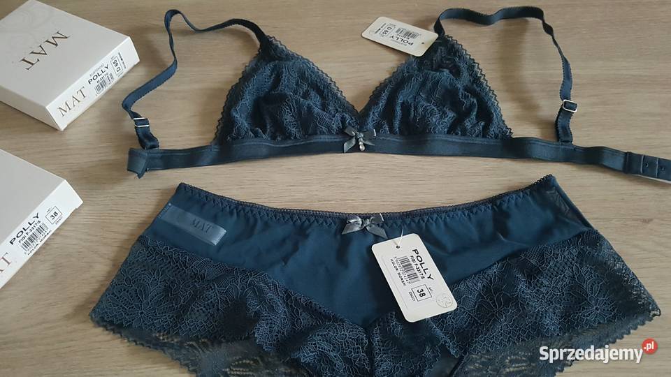 Zestaw bielizny Mat biustonosz 65D figi 38 Biustonosze Nowy Sącz sprzedam