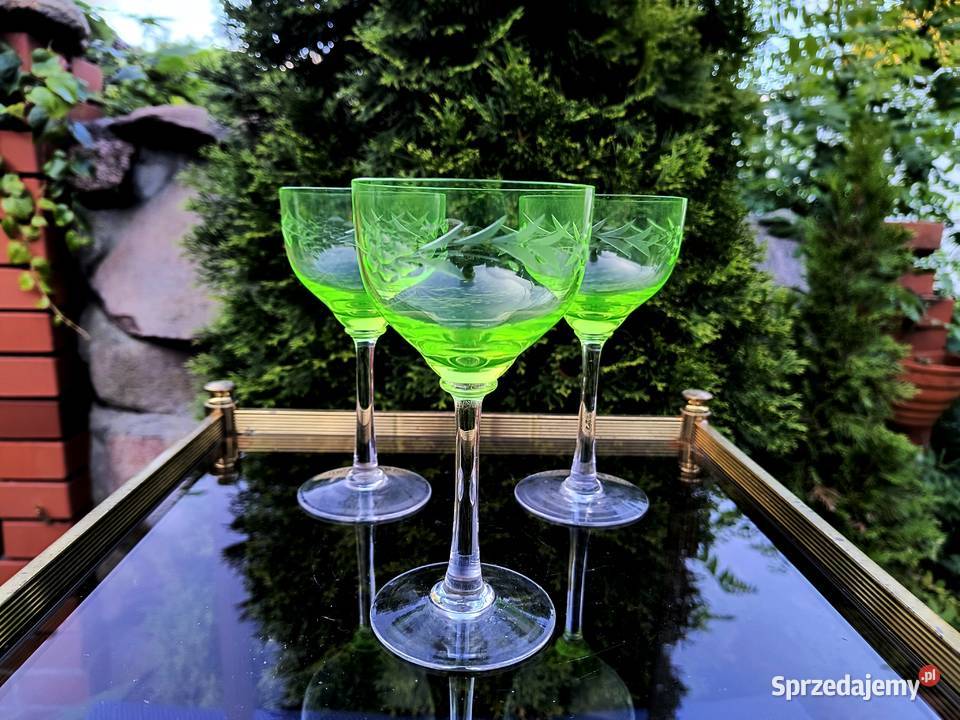 Kieliszki uranowe 3 sztuki