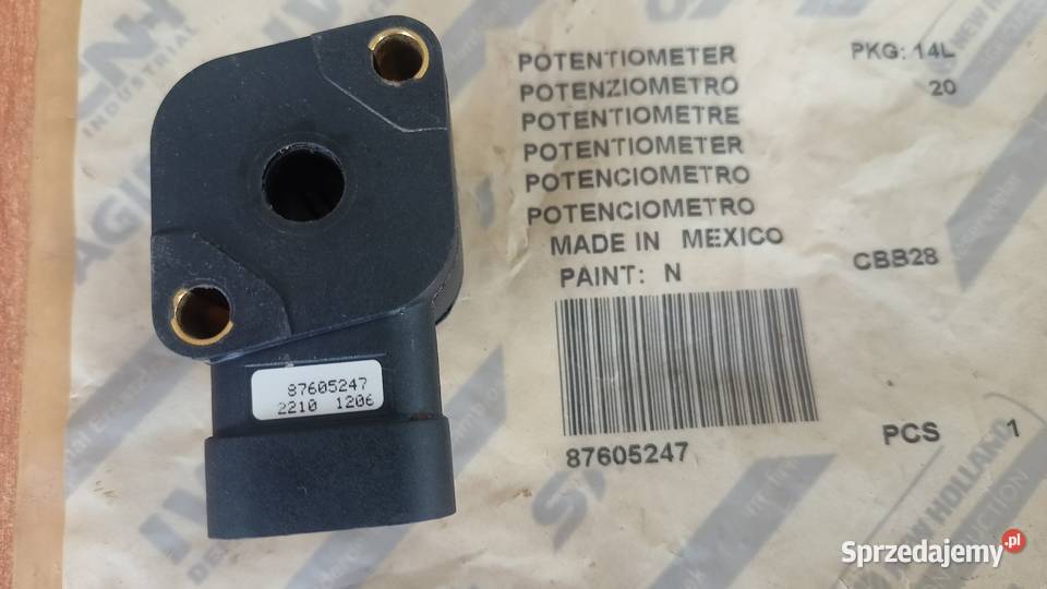 Potencjometr CASE 87605247 Łubowo