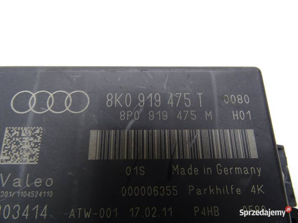 MODUŁ STEROWNIK PARKOWANIA PDC 8K0919475T AUDI