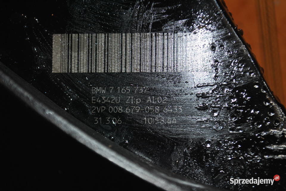 Lampa lewy tył BMW E60 biały kierunkowskaz Poręba