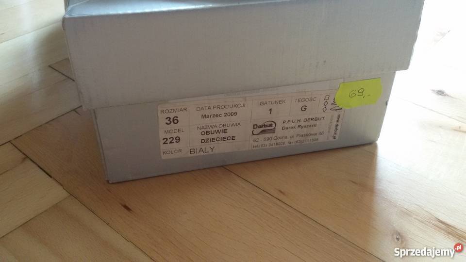 Białe buty komunijne chłopięce 36 Kraków