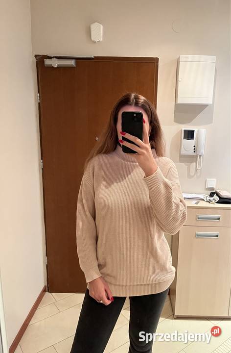 Beżowy sweter M mazowieckie Warszawa