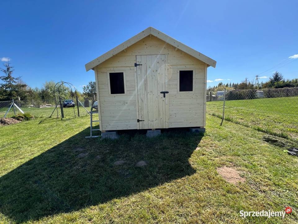 Domek drewniany ogrodowy 3x3 Człuchów sprzedam