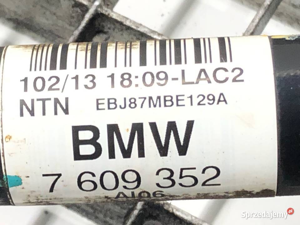 PÓŁOŚ PRAWY TYŁ BMW F34 7609352 20 184 Hatchback sprzedam