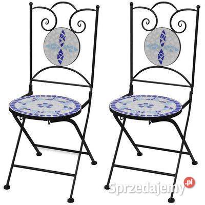 Składane krzesła bistro 2 ceramiczne Warszawa