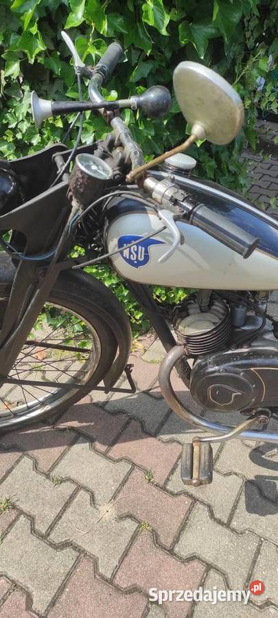 NSU Quick Motocykl Motor DKW Junak SHLWSK NSU Raciborowice Górne