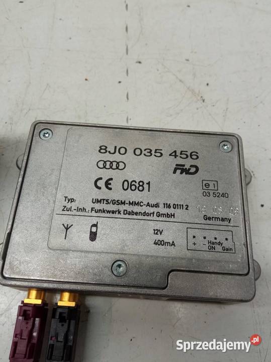 ANTENA KAROSERYJNA WZMACNIACZ KPL 8R 8J0035456