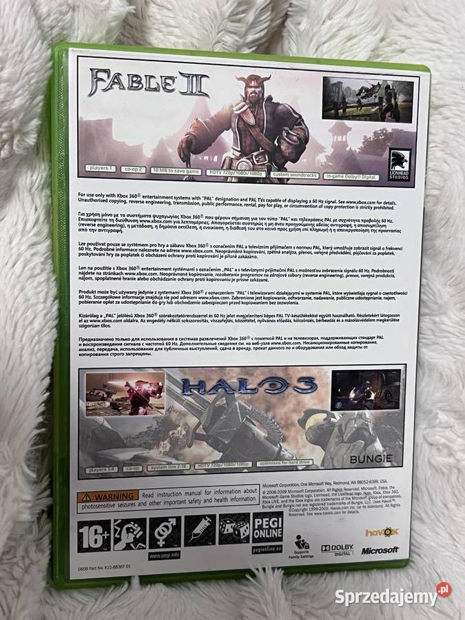 Fable II Halo 3 na Xbox 360 śląskie