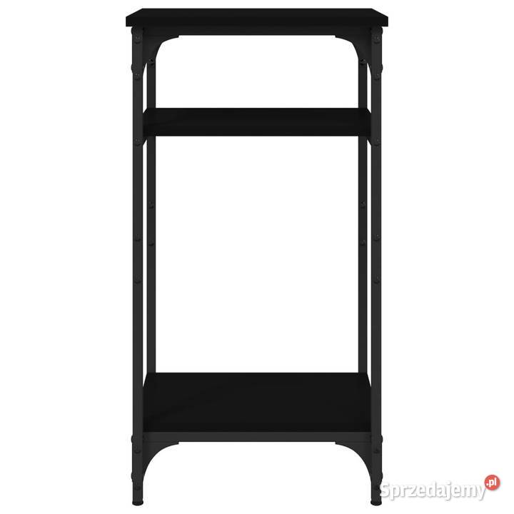 Stolik boczny czarny 40x30x75 materiał Warszawa