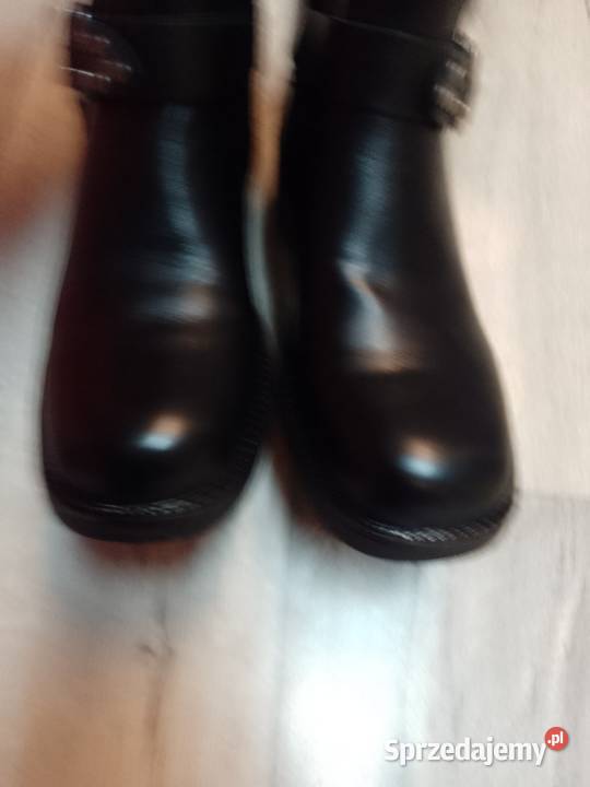 40 Czarne zdobione Kozaki oficerki biznesowe małopolskie Kraków