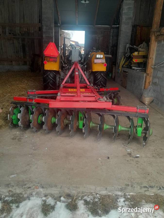 Brona talerzowa zadbana sprawna gruby materiał