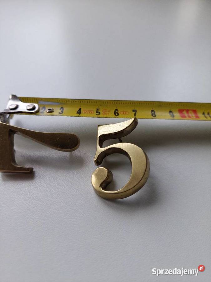 Cyfry mosiężne zachodniopomorskie