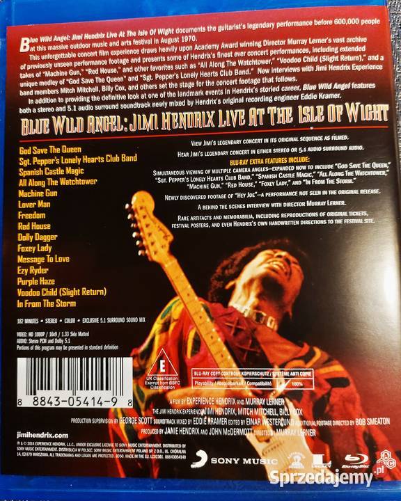 Wspaniały Koncert Jimi Hendrix Koncert na Nowy Dwór Mazowiecki