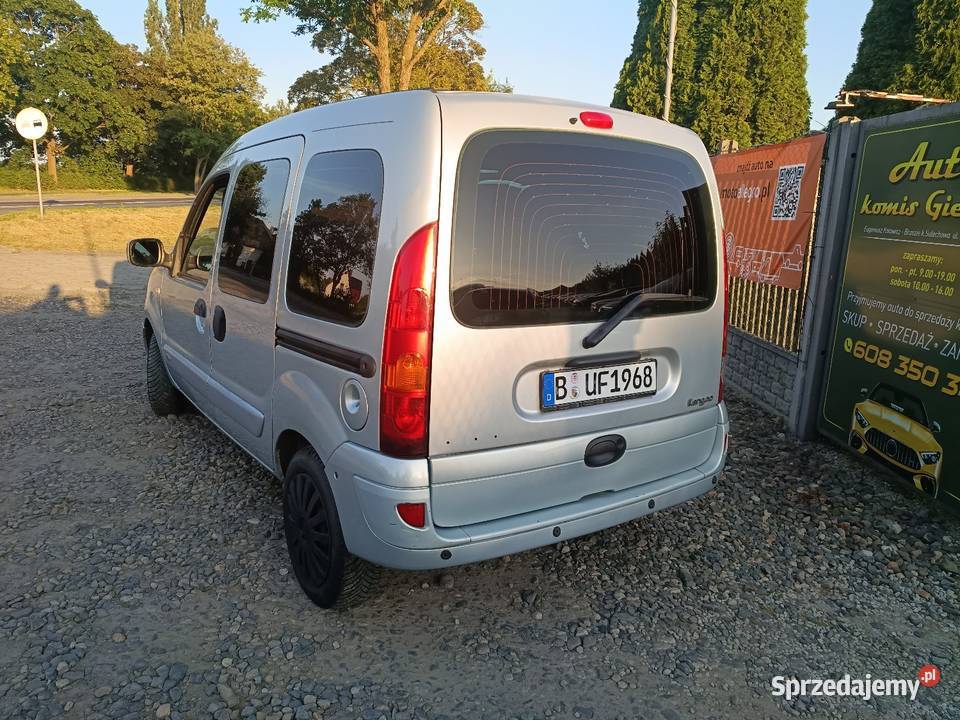 Renault Kangoo 16 pb pryvilege panorama klima relingi dachowe Sulechów sprzedam