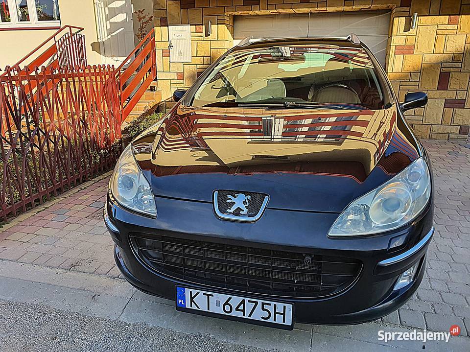 PEUGEOT 407 20 BENZYNA 2005 podgrzewane fotele Łęg Tarnowski sprzedam