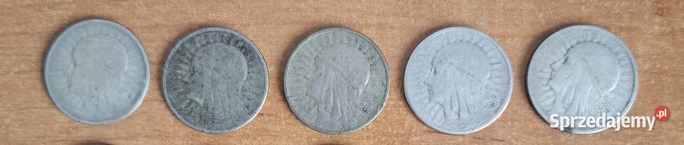 Zestaw Monet 10 II RP Gliwice sprzedam