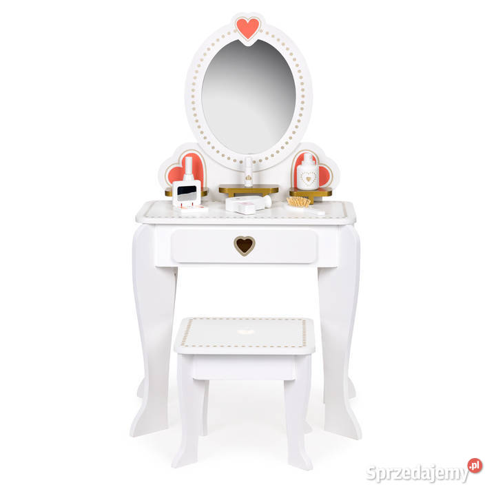 Toaletka dziecięca drewniana duża z lustrem Smogorzów