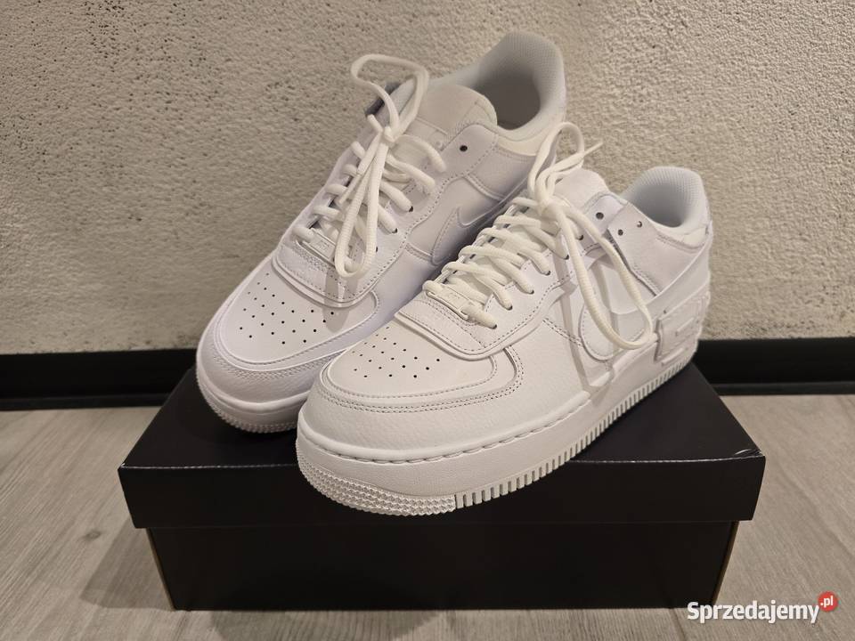 Nike Air Force 1 Shadow Białe Obuwie małopolskie