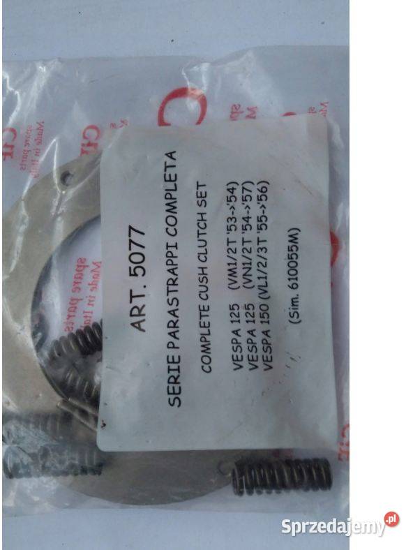 ZESTAW SPRZĘGŁA SPRZĘGŁO PIAGGIO VESPA 2T 125 Bielsk Podlaski