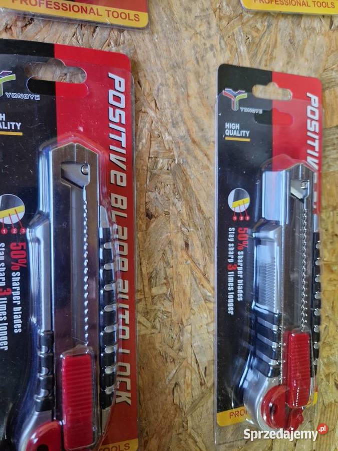 Nożyk do tapet aluminiowy ostrze łamane 18mm wielkopolskie Głogowa