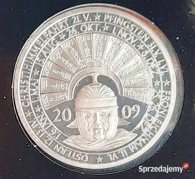 Srebrny Numizmat 2009 III 26g0900 Gliwice sprzedam