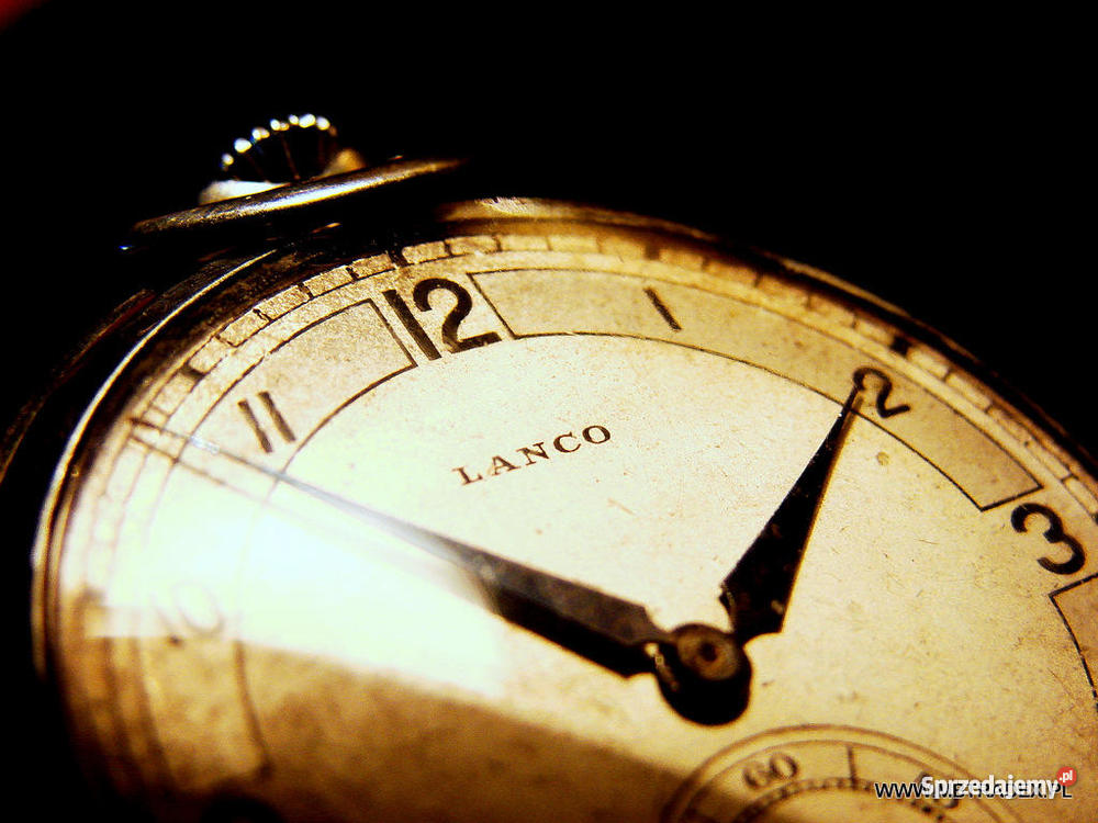 LANCO zegarek 1935 Pocket Art Deco NOS kieszonka Kraków