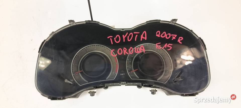 LICZNIK ZEGAR TOYOTA COROLLA E15 8380002P52 kujawsko-pomorskie Lipno