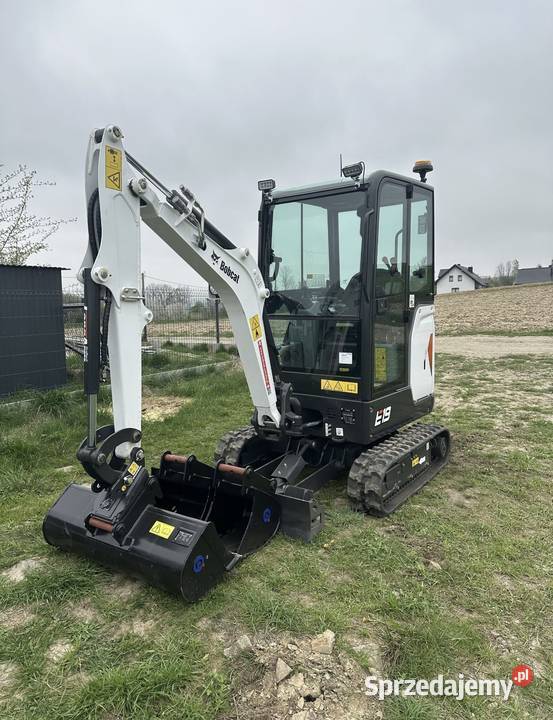 Koparka Bobcat E19 120 mh! Najbogatsze wyposażenie, 2024 rok!