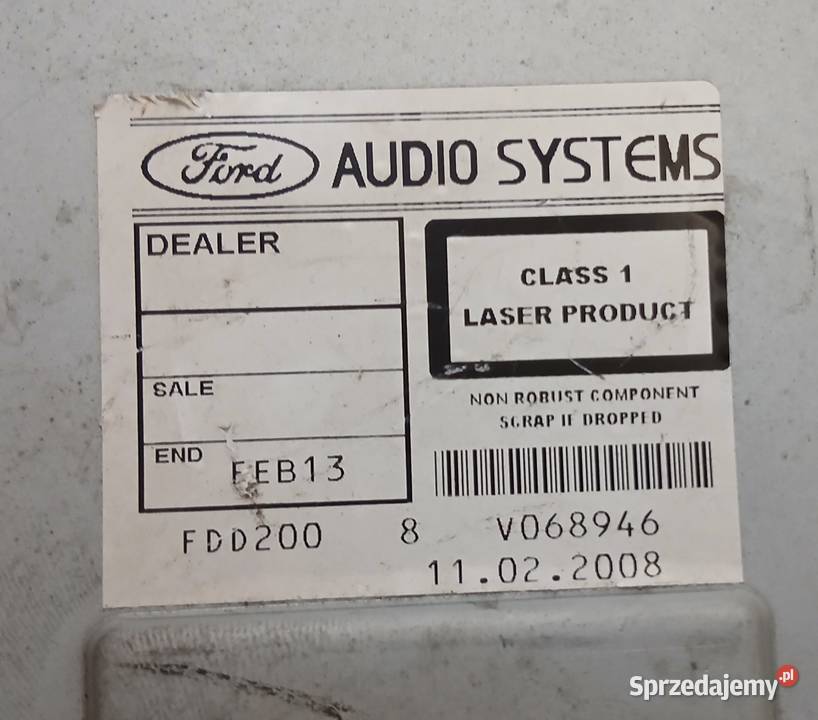 Radio ford focus mk2 osobowe