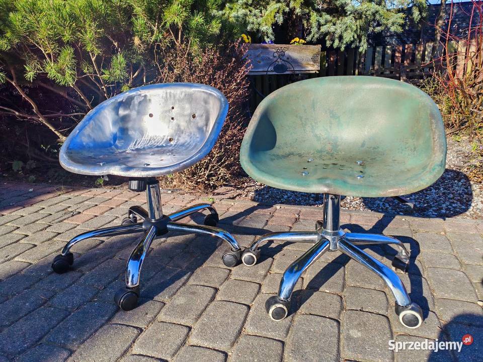 Vintage siedziska z traktora