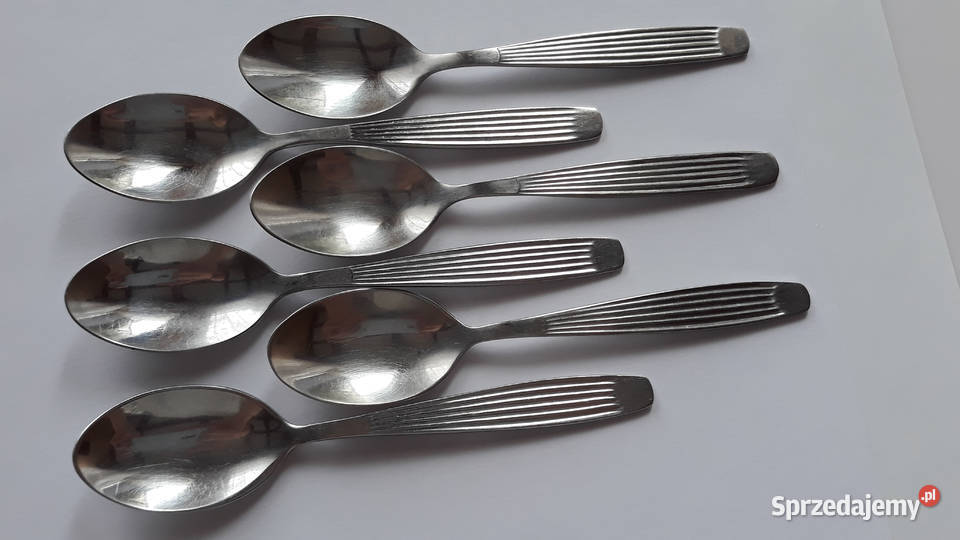 Łyżeczki do herbaty 1 PASECZKI PASKI Gerlach PRL Dąbrowa Górnicza