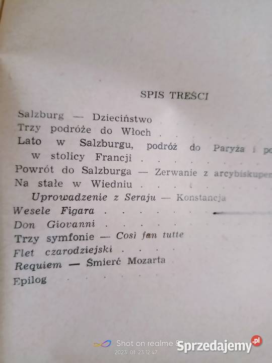 Opowieść o Mozarcie Stromenger książki Warszawa