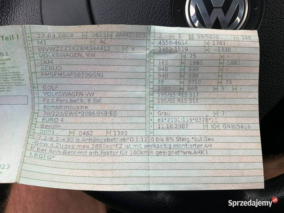 Volkswagen Golf CLIMAtic drugie koła niezawodna komputer pokładowy Wejherowo