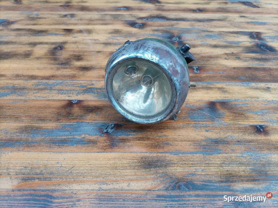 Przedwojenna Polska Lampa Rowerowa Rotodyn