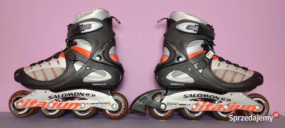 Rolki Salomon męskie TR Titalium r 44 28 R10 Skating małopolskie Jasień sprzedam