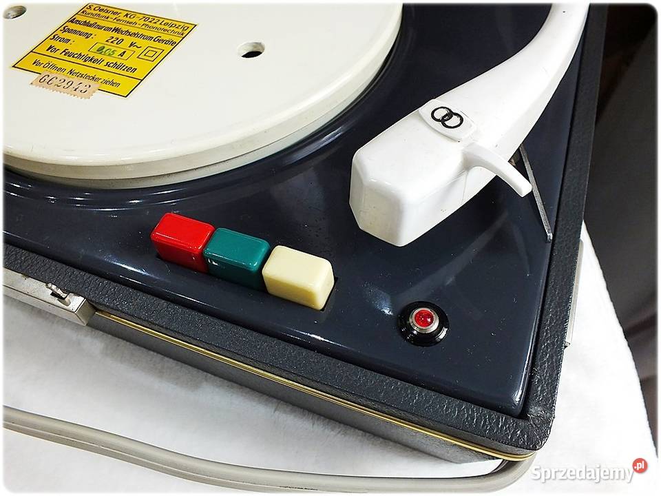 Stary Gramofon Foletta Stereo M64 z lat 50 60